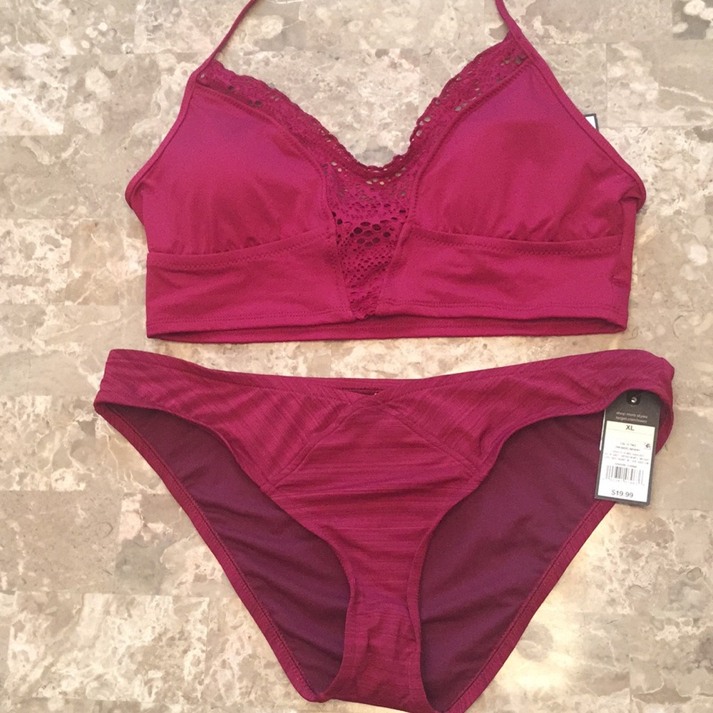 NWT Xhilaration 2 Piece Bikini Bathing Suit XL